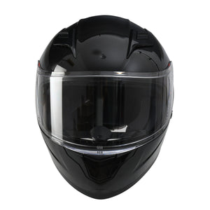 Kinder Motorradhelm schwarz Gr. 49/50