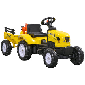 Kinder-Traktor mit Anhänger Kinderauto Tretfahrzeug