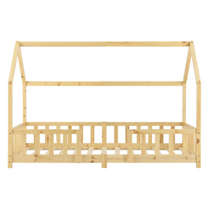 Kinderbett Sisimiut 90x200 cm mit Matratze Holz