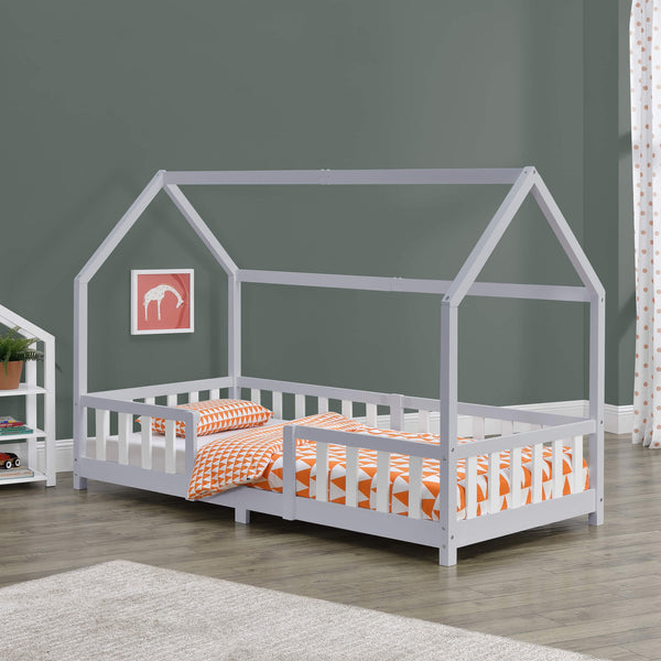 Kinderbett Sisimiut 90x200 cm mit Rausfallschutz