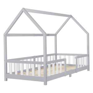 Kinderbett Sisimiut 90x200 cm mit Rausfallschutz