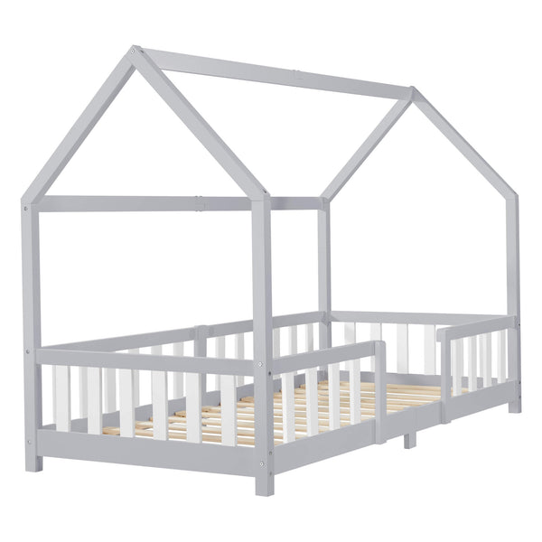 Kinderbett Sisimiut 90x200 cm mit Rausfallschutz