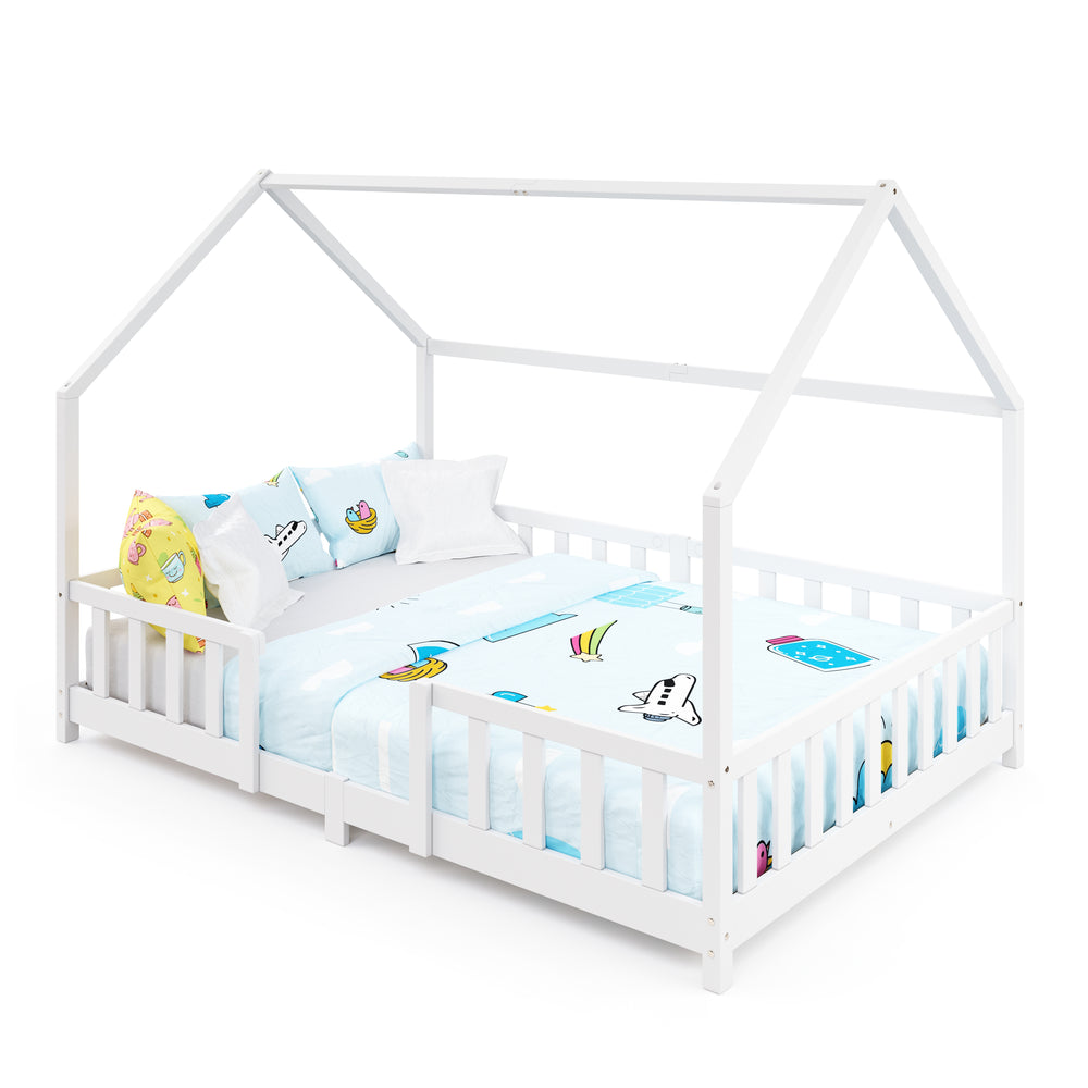 Kinderbett MAISON 140 x 200 cm weiss