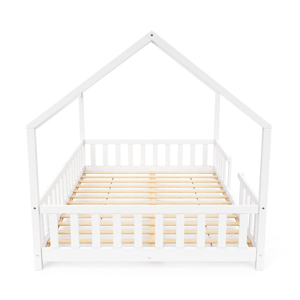 Kinderbett MAISON 140 x 200 cm weiss