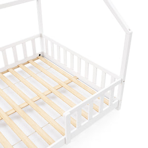 Kinderbett MAISON 140 x 200 cm weiss