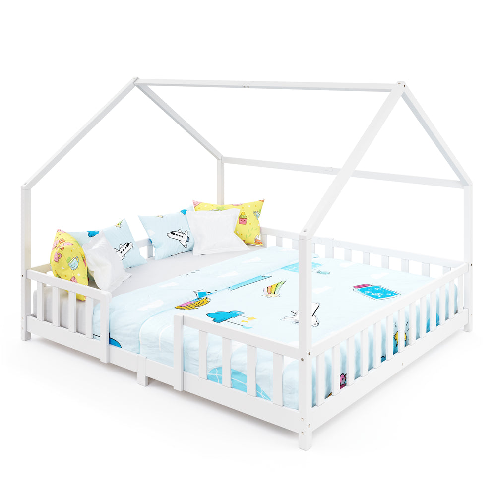 Kinderbett MAISON 180 x 200 cm weiss