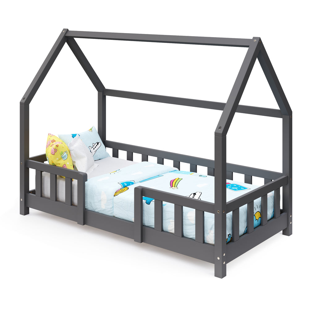 Kinderbett MAISON 70 x 140 cm anthrazit