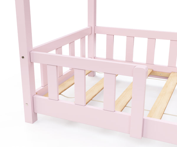 Kinderbett MAISON 70 x 140 cm rosa
