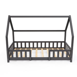 Kinderbett MAISON 80 x 160 cm anthrazit