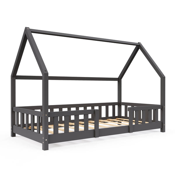 Kinderbett MAISON 80 x 160 cm anthrazit