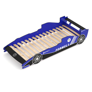 Kinderbett Rennwagen Racer blau
