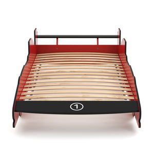 Kinderbett Rennwagen Racer rot