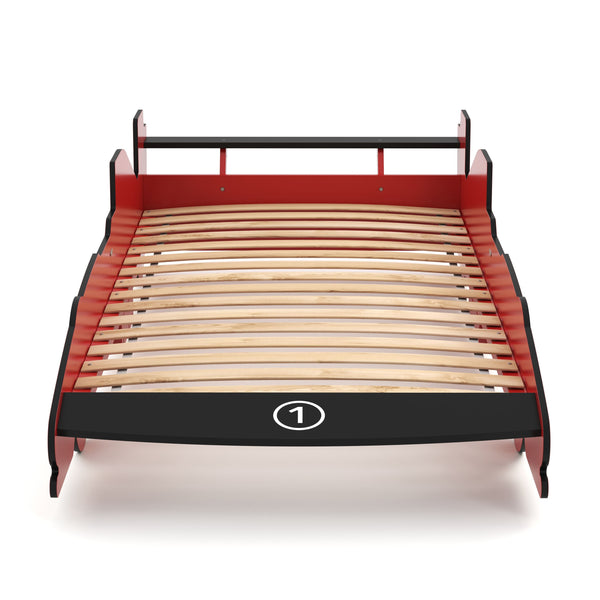 Kinderbett Rennwagen Racer rot