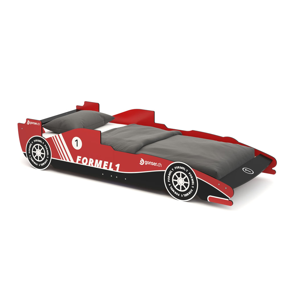 Kinderbett Rennwagen Racer rot