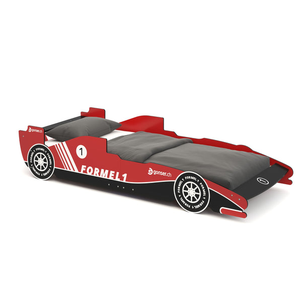 Kinderbett Rennwagen Racer rot
