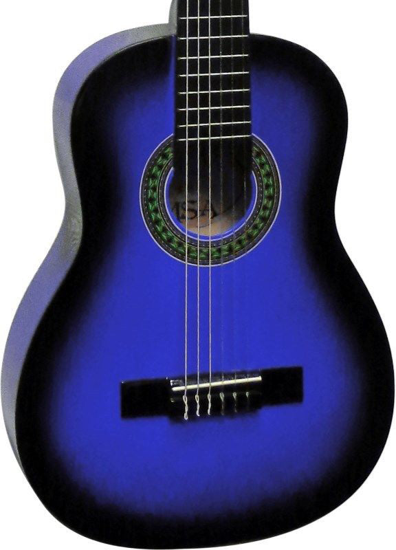 Kindergitarre Klassik 1/4 - Zubehör Blau