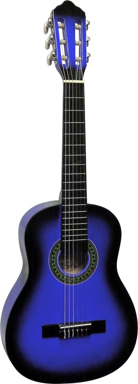Kindergitarre Klassik 1/4 - Zubehör Blau
