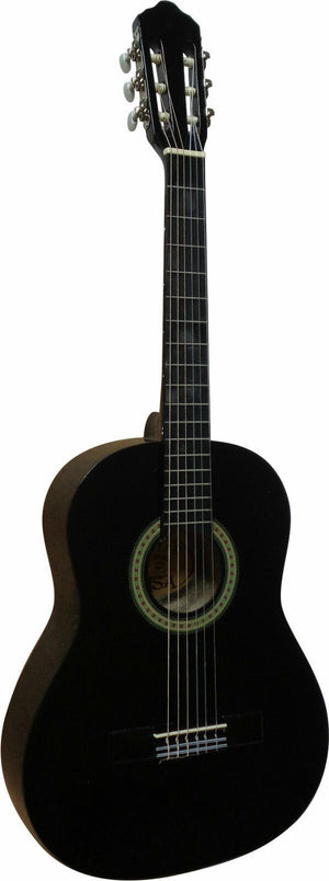 Kindergitarre Klassik 3/4 Grösse Schwarz