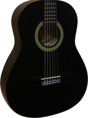 Kindergitarre Klassik 3/4 Grösse Schwarz