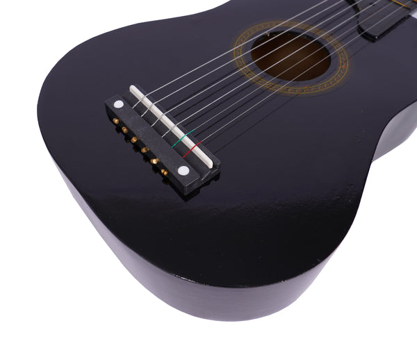 Kindergitarre akustisch schwarz