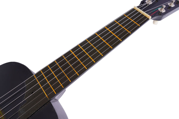 Kindergitarre akustisch schwarz