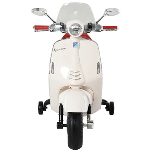 Kindermotorrad Vespa 3-6 Jahre Elektromotorrad weiss