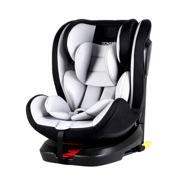 Kindersitz Auto 360° drehbar grau