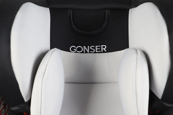 Kindersitz Auto 360° drehbar grau