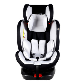 Kindersitz Auto 360° drehbar grau