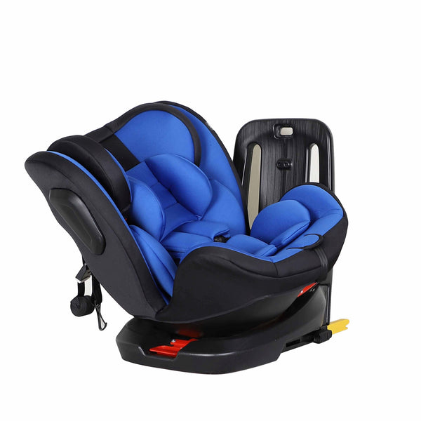 Kindersitz Auto 360° drehbar schwarz/blau