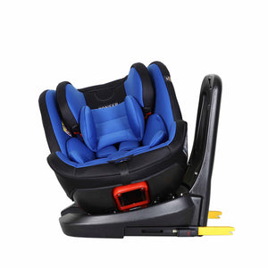 Kindersitz Auto 360° drehbar schwarz/blau