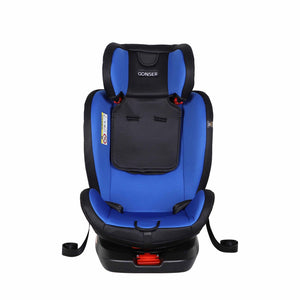 Kindersitz Auto 360° drehbar schwarz/blau