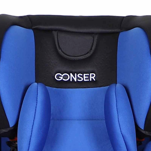 Kindersitz Auto 360° drehbar schwarz/blau