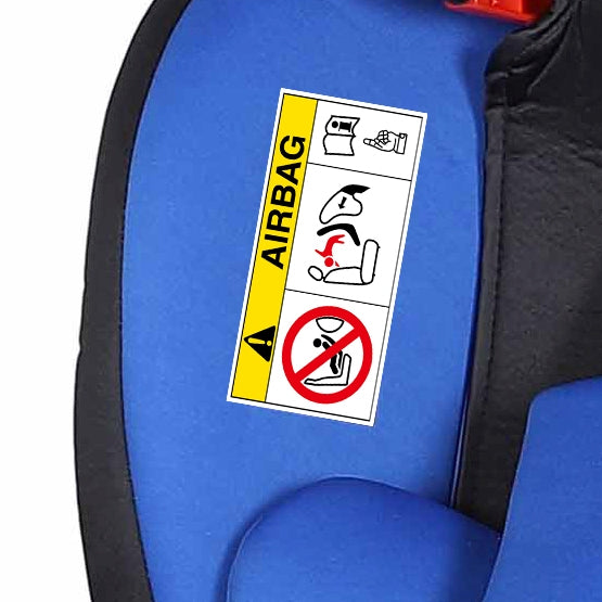 Kindersitz Auto 360° drehbar schwarz/blau