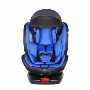 Kindersitz Auto 360° drehbar schwarz/blau