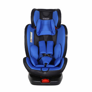 Kindersitz Auto 360° drehbar schwarz/blau