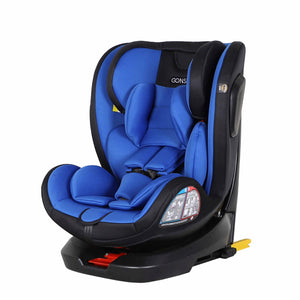 Kindersitz Auto 360° drehbar schwarz/blau