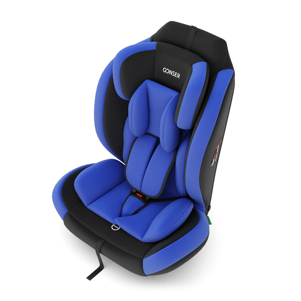 Kindersitz Auto blau