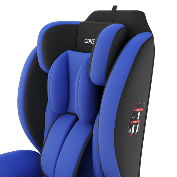 Kindersitz Auto blau