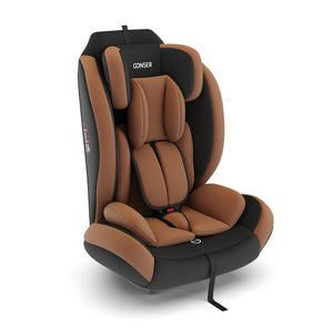 Kindersitz Auto braun