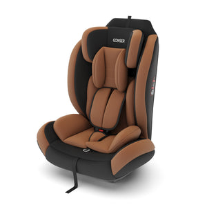 Kindersitz Auto braun
