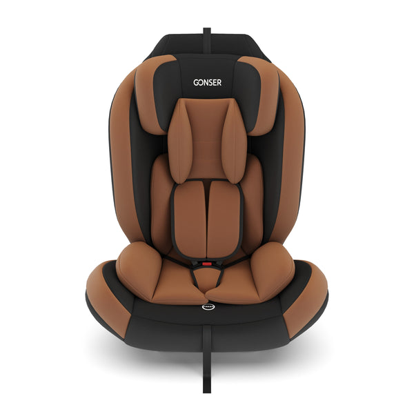 Kindersitz Auto braun
