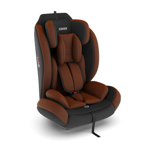 Kindersitz Auto dunkelbraun