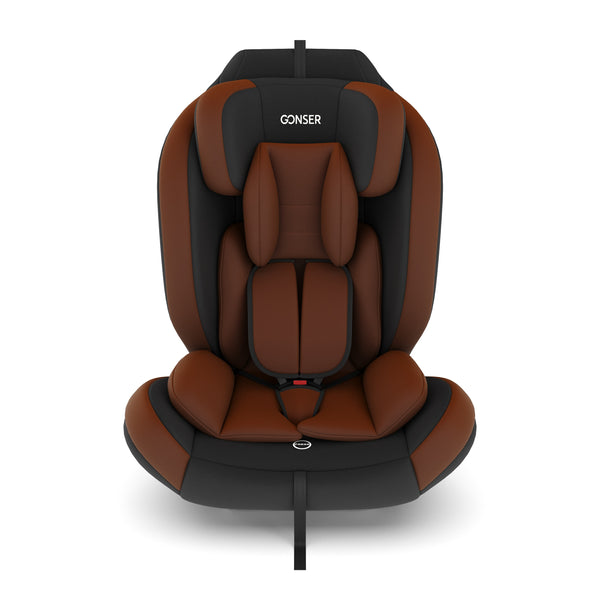 Kindersitz Auto dunkelbraun