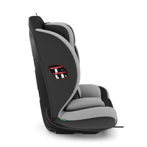 Kindersitz Auto grau