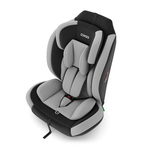 Kindersitz Auto grau