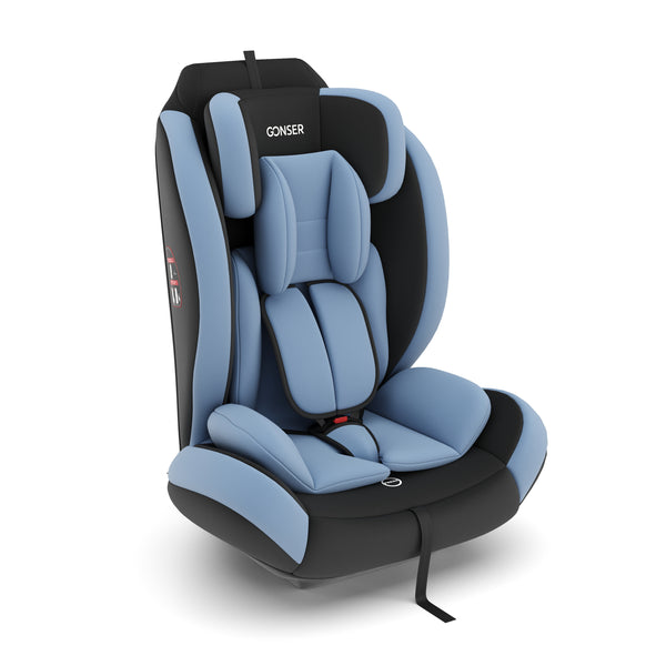 Kindersitz Auto hellblau