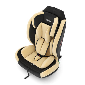 Kindersitz Auto mit ISOFIX beige