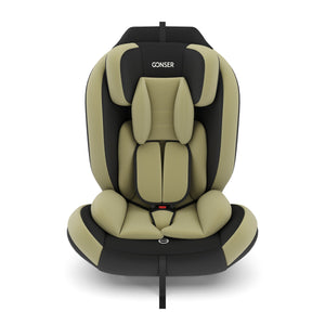 Kindersitz Auto mit ISOFIX olive