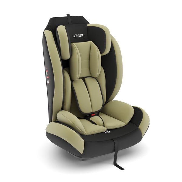 Kindersitz Auto olive